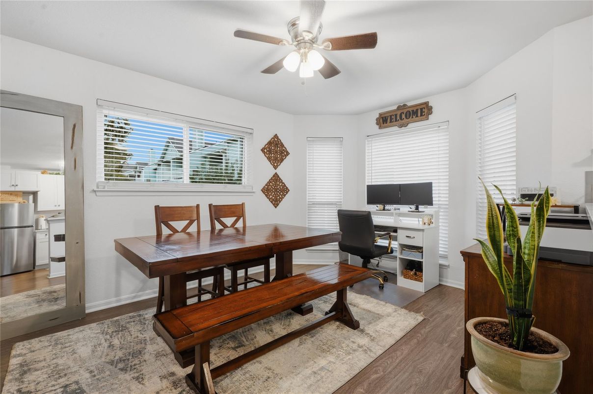 Home Office, Interior, Wood Texture Flooring