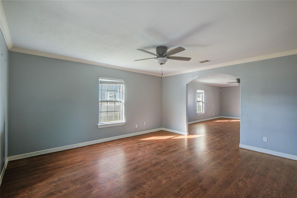 Empty room, Interior, Wood Texture Flooring