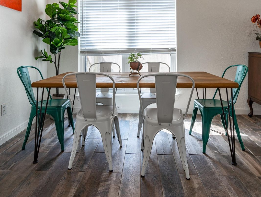 Dining room, Interior, Wood Texture Flooring