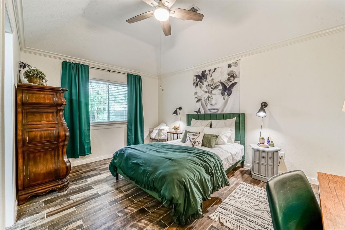 Bedroom, Interior, Wood Texture Flooring