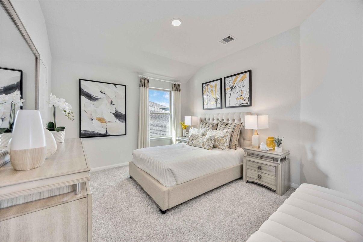 Bedroom, Interior, Recessed Lighting