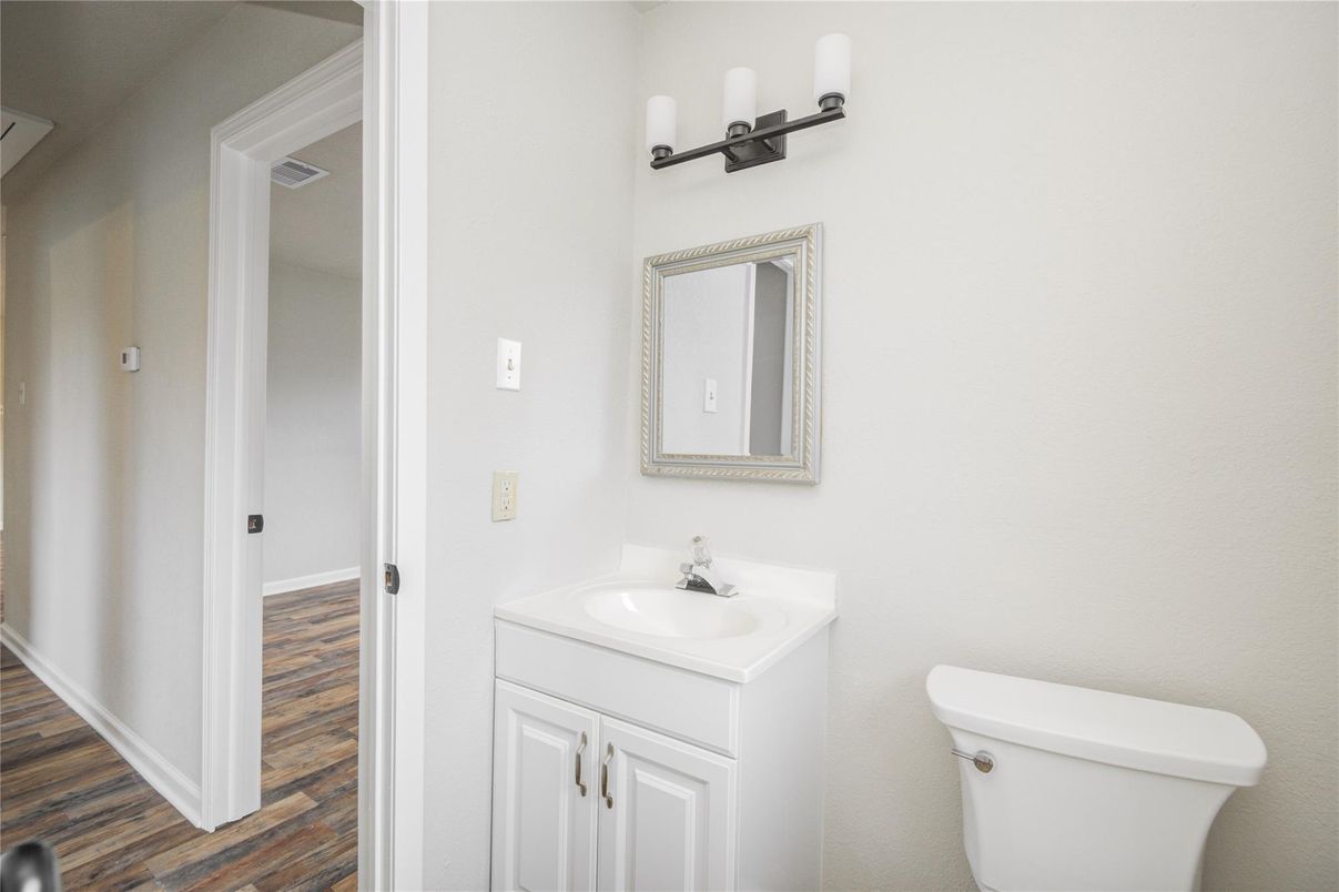 Bathroom, Interior, Wood Texture Flooring