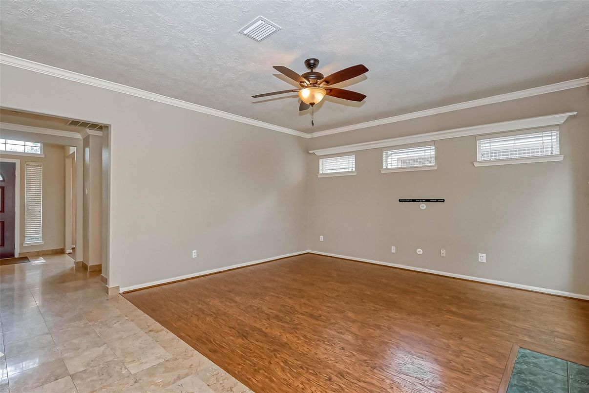 Empty room, Interior, Wood Texture Flooring