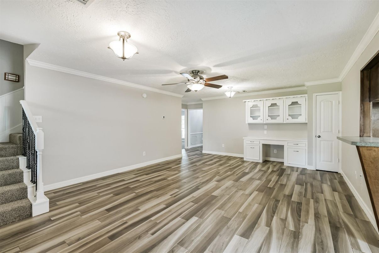 Empty room, Interior, Wood Texture Flooring