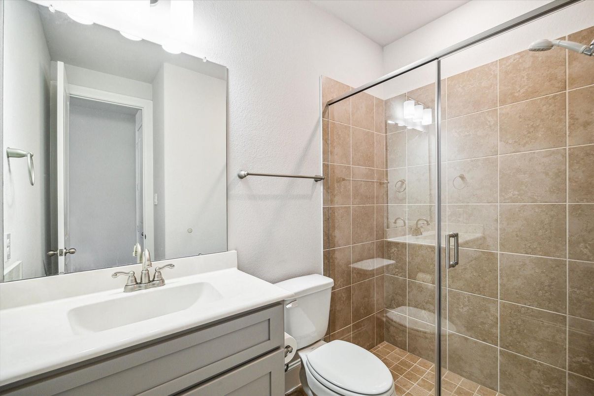 Bathroom, Glass Shower, Interior