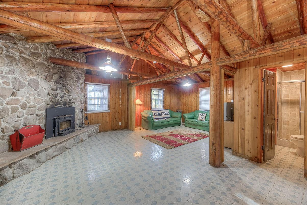 Fireplace, Interior, Living room, Stone Walls, Wooden Beams, Wooden Ceilings, Wooden Walls