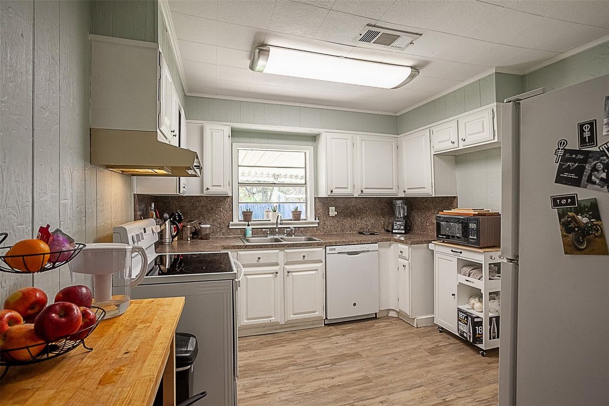 Interior, Kitchen, Wood Texture Flooring