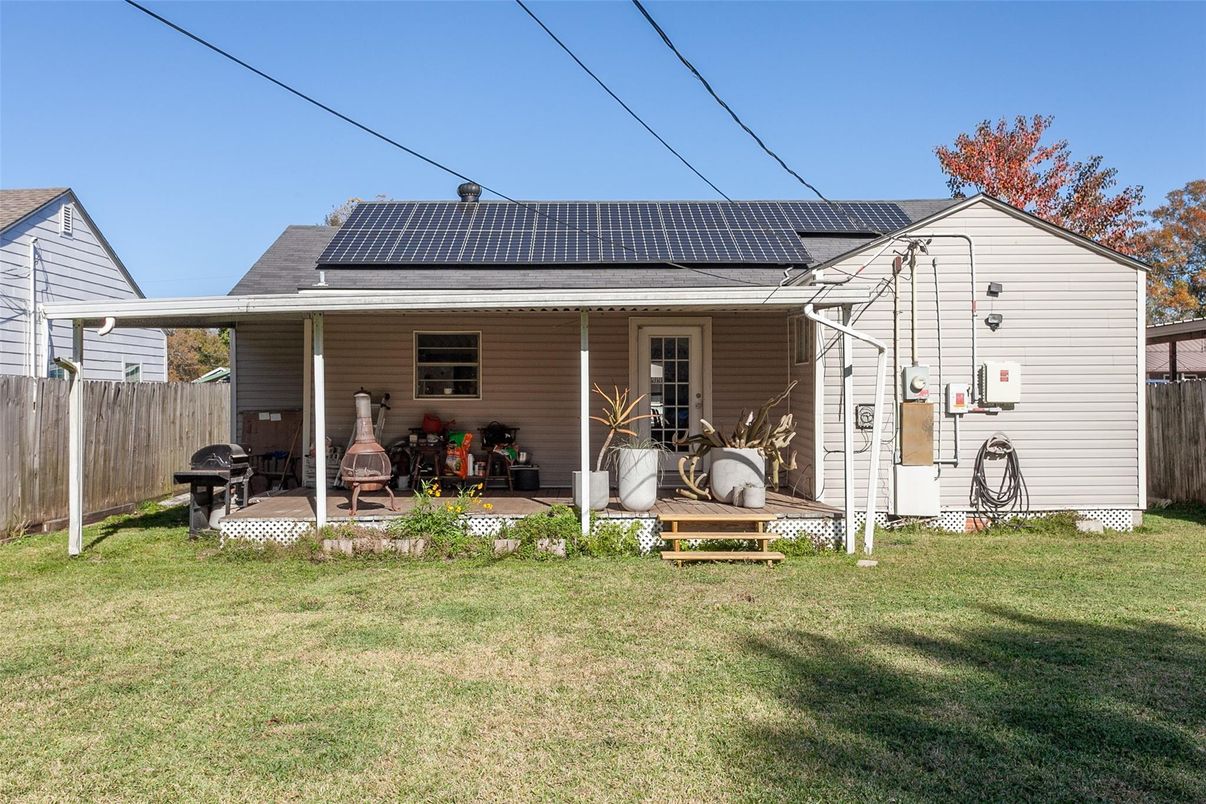Backyard, Exterior, Solar Panels