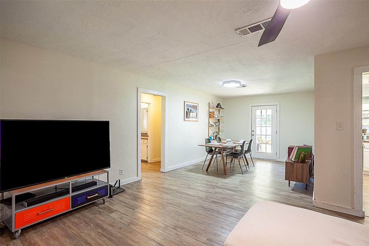 Dining room, Interior, Wood Texture Flooring