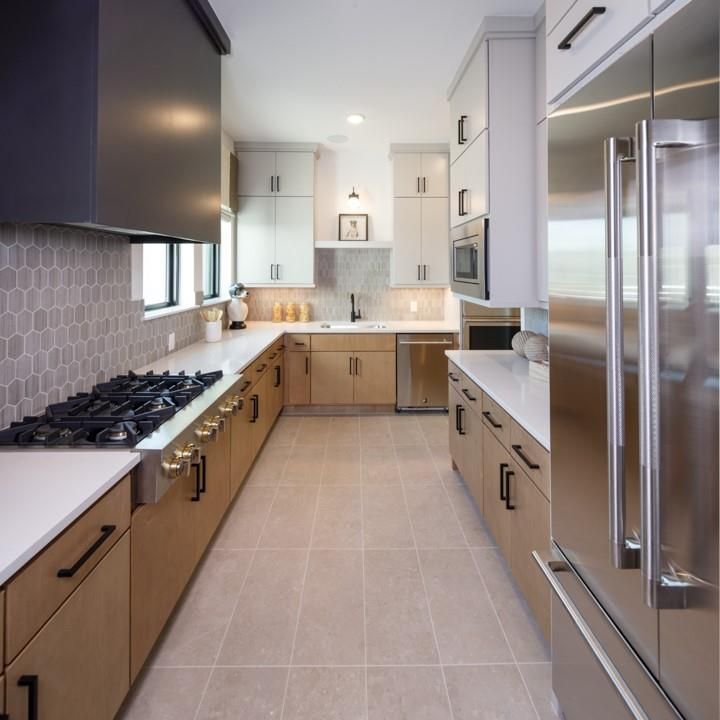 Interior, Kitchen, Recessed Lighting, Stainless Steel Appliances