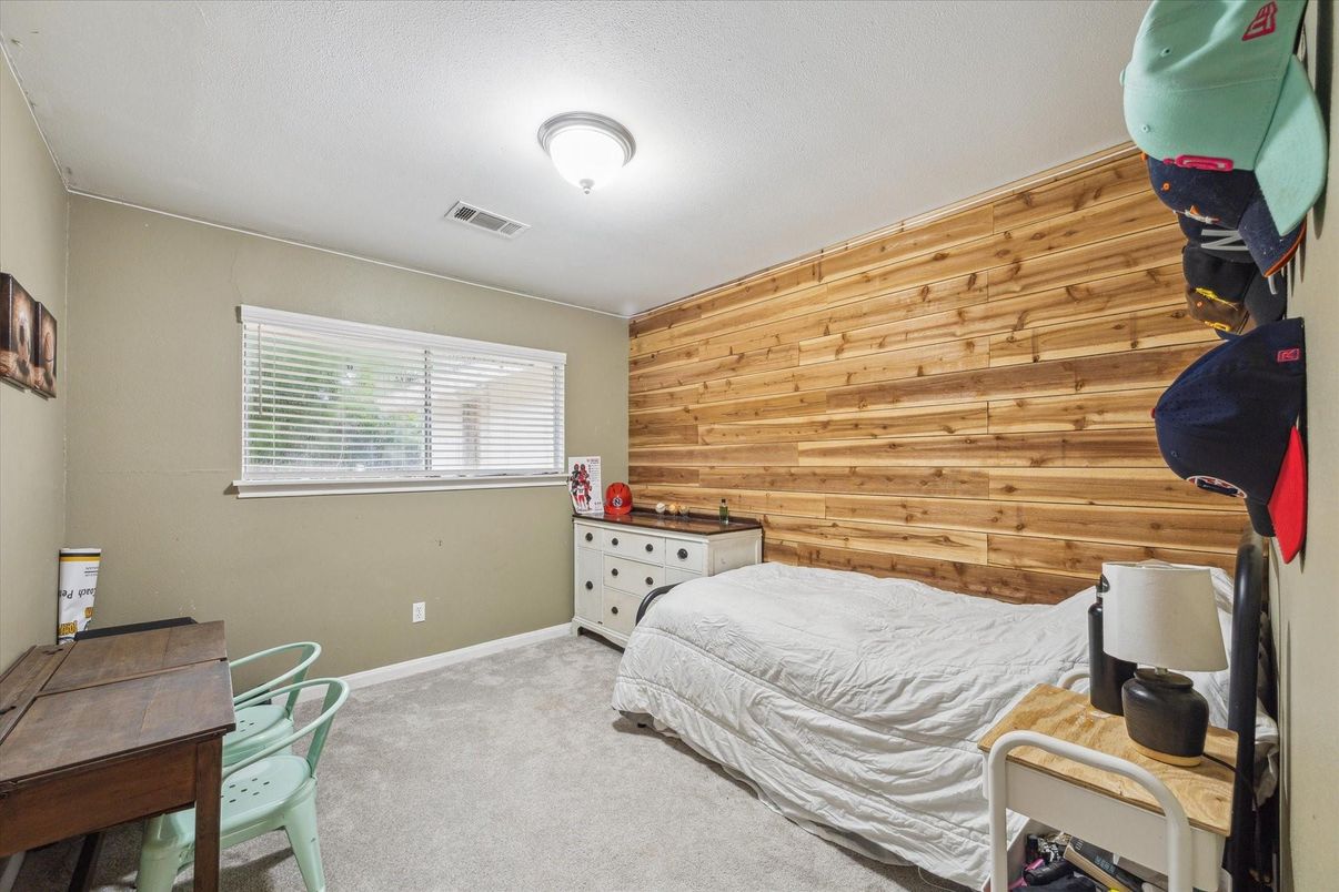 Bedroom, Interior, Wooden Walls
