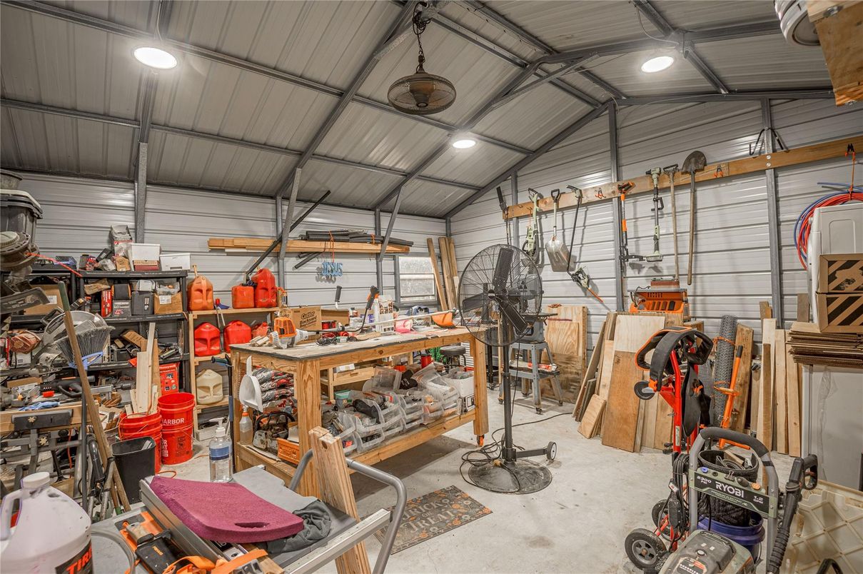 Garage, Interior, Recessed Lighting