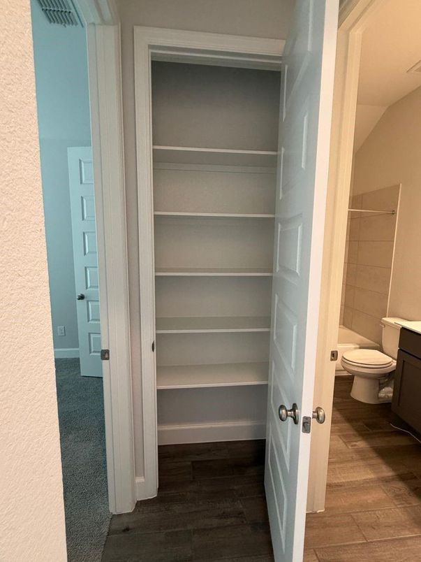 Bathroom, Interior, Wood Texture Flooring