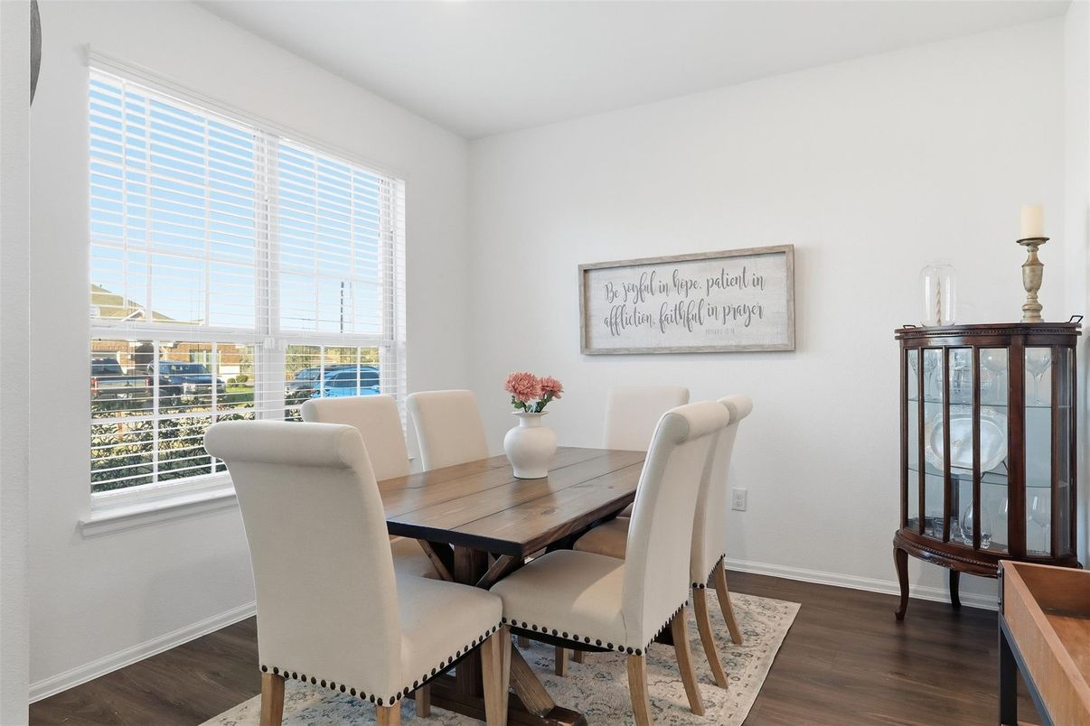 Dining room, Interior, Wood Texture Flooring