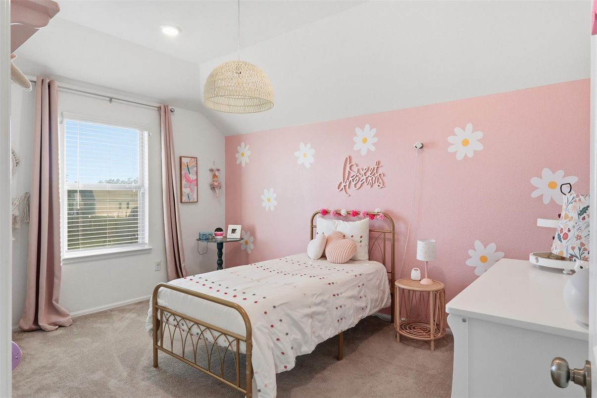 Bedroom, Interior, Pendant Lights, Recessed Lighting