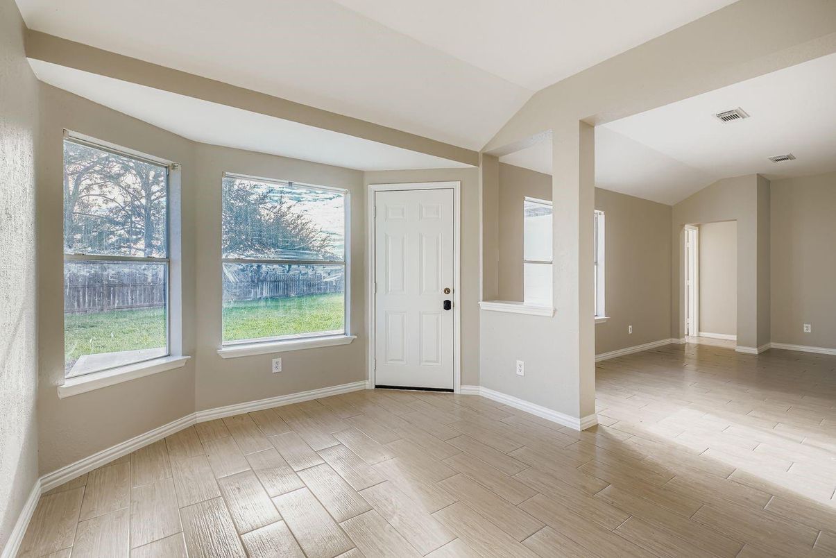 Empty room, Interior, Wood Texture Flooring