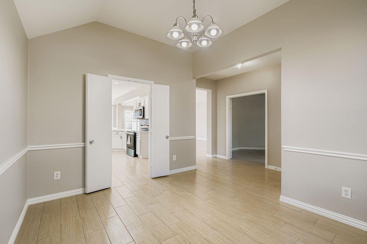 Empty room, Interior, Kitchen, Wood Texture Flooring