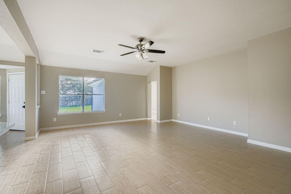 Empty room, Interior, Wood Texture Flooring