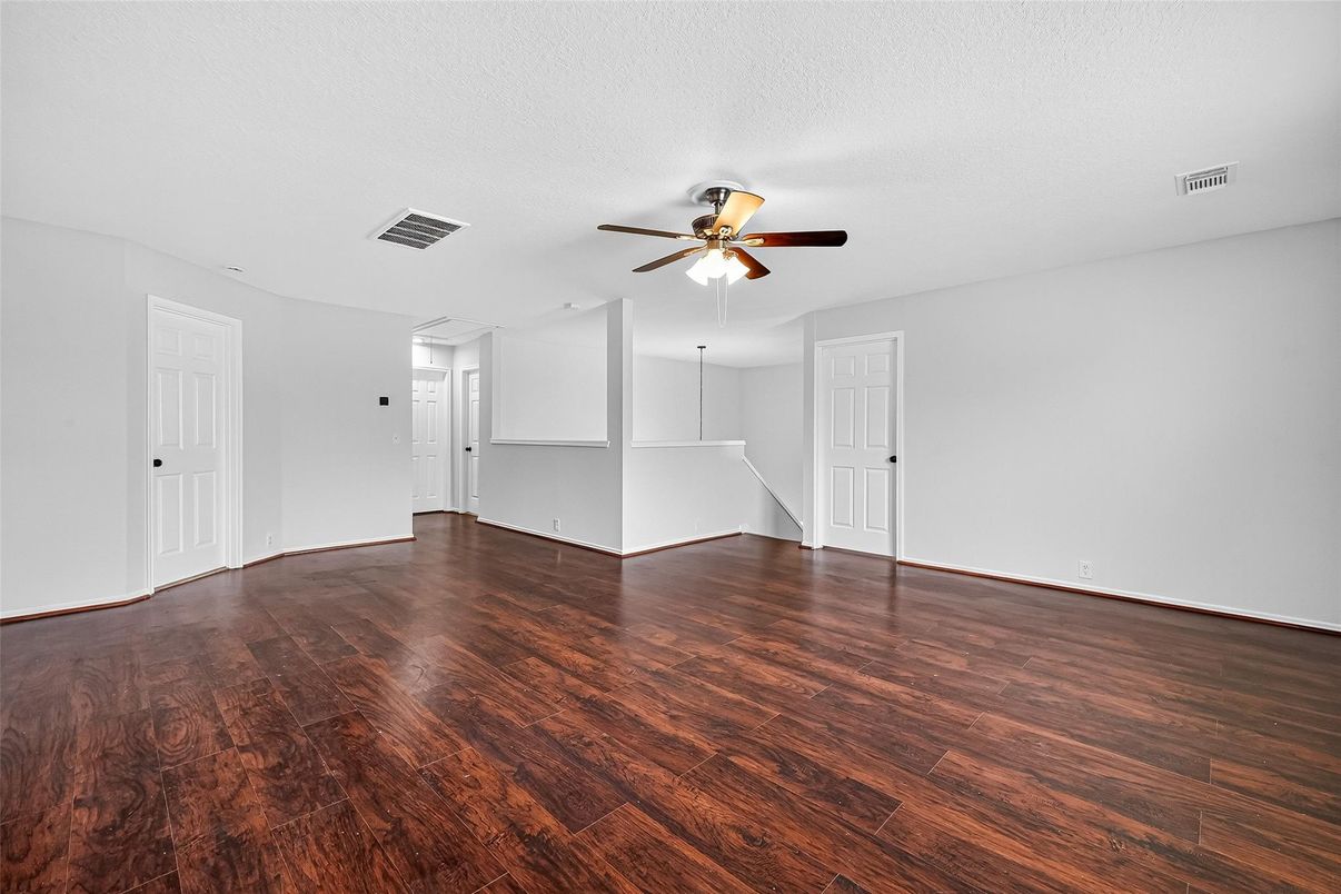 Empty room, Interior, Wood Texture Flooring
