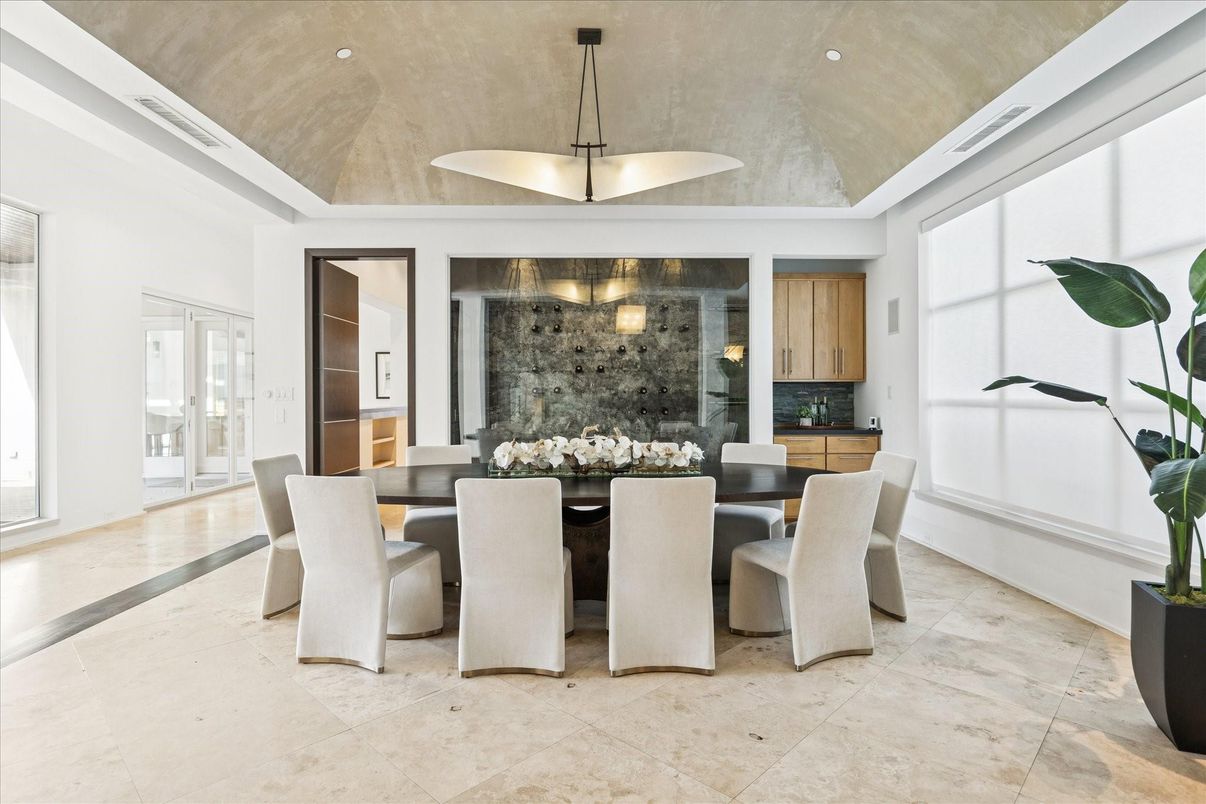 Dining room, Interior, Pendant Lights