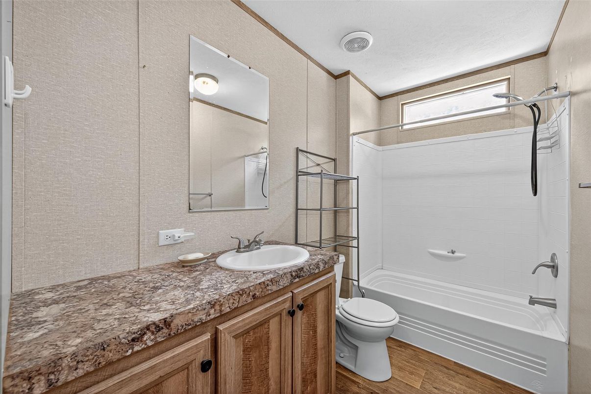 Bathroom, Interior, Wood Texture Flooring