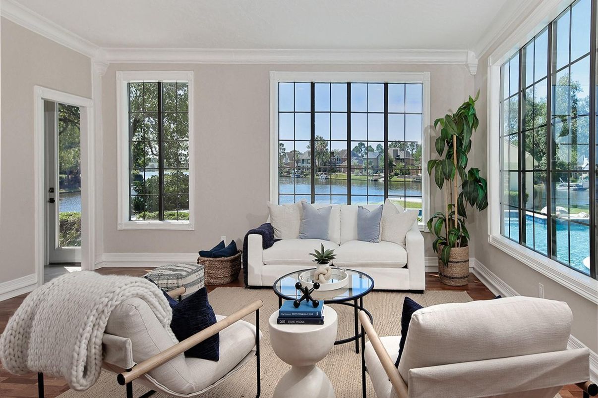 Interior, Living room, Water, Wood Texture Flooring