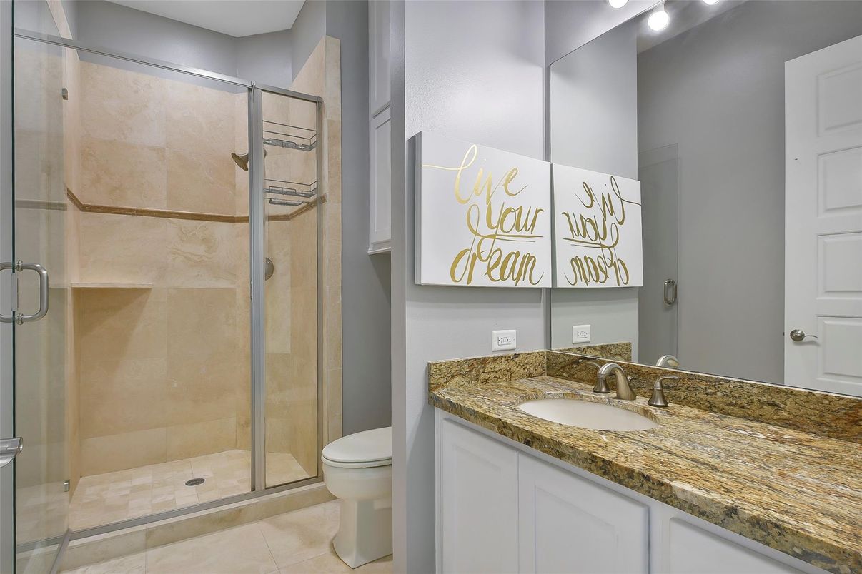 Bathroom, Glass Shower, Interior