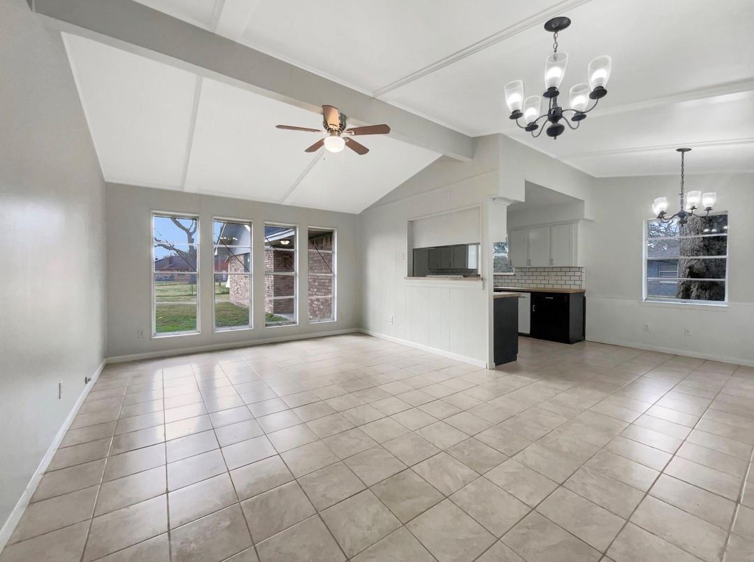 Chandelier, Empty room, Interior, Kitchen