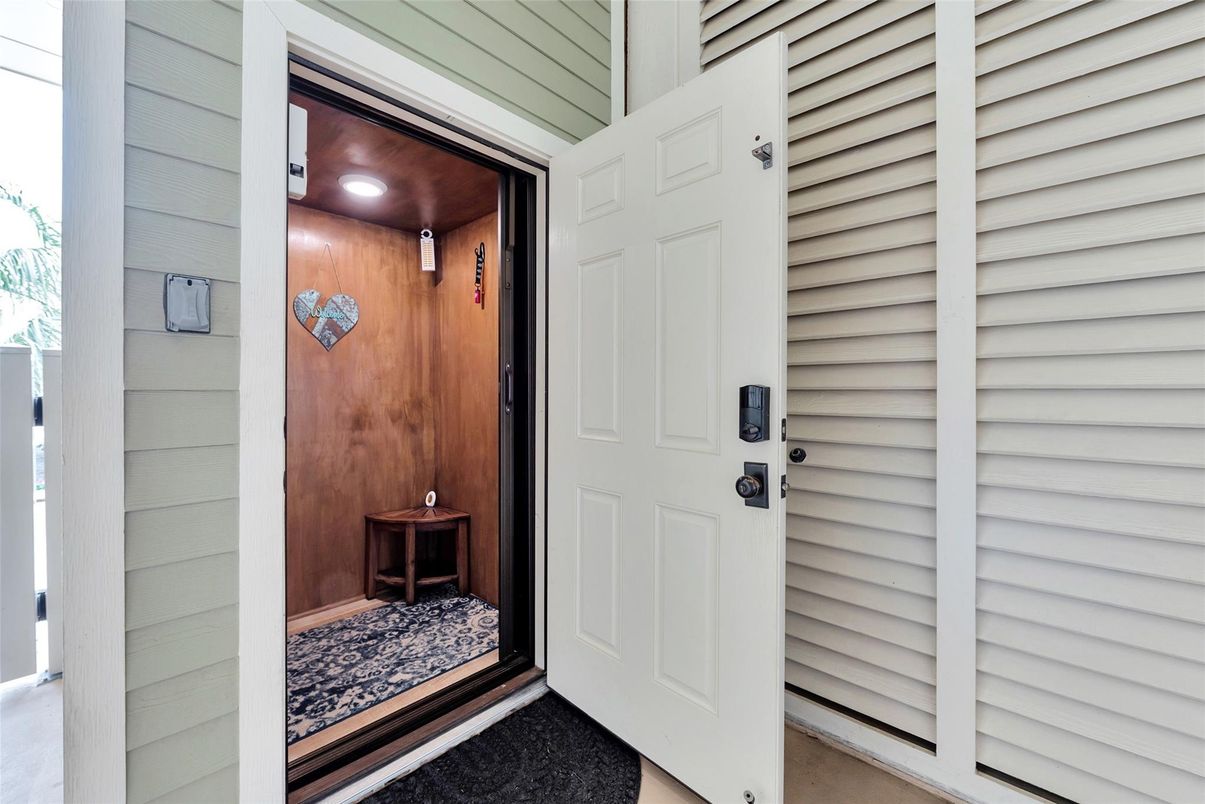 Exterior, Recessed Lighting, Wooden Walls