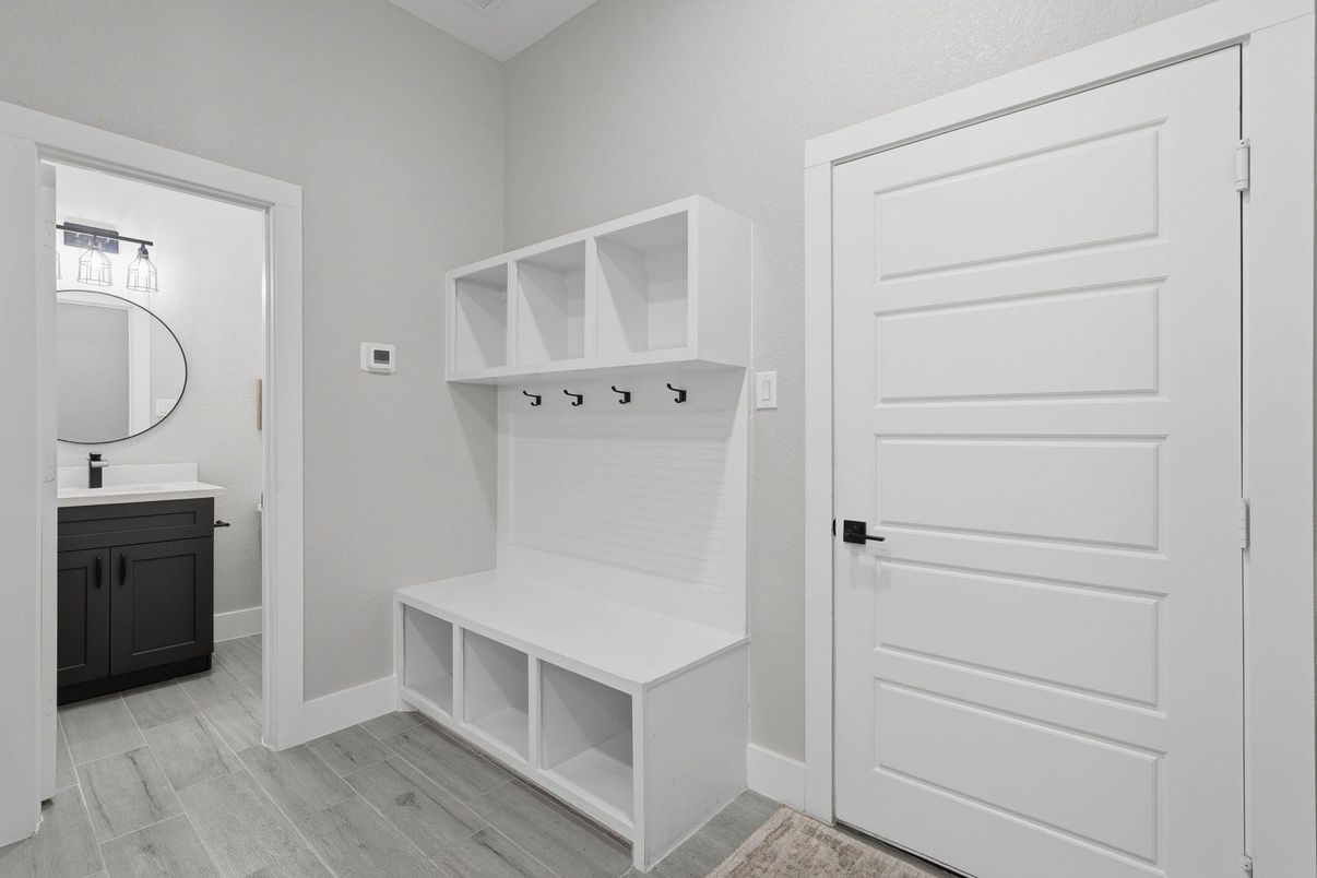Bathroom, Interior, Wood Texture Flooring