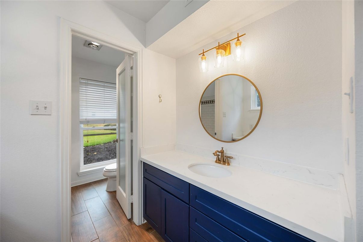 Bathroom, Interior, Wood Texture Flooring
