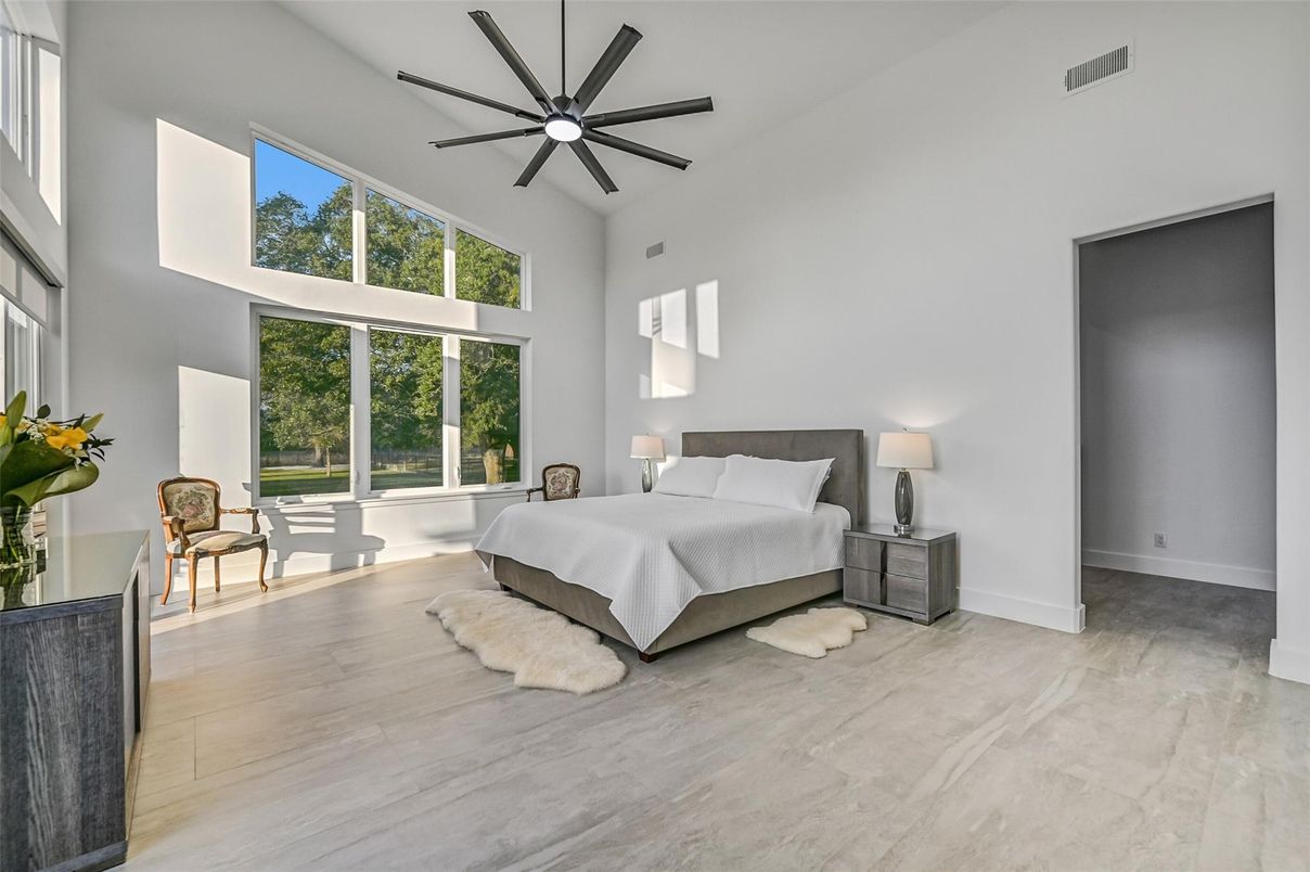 Bedroom, Interior, Wood Texture Flooring