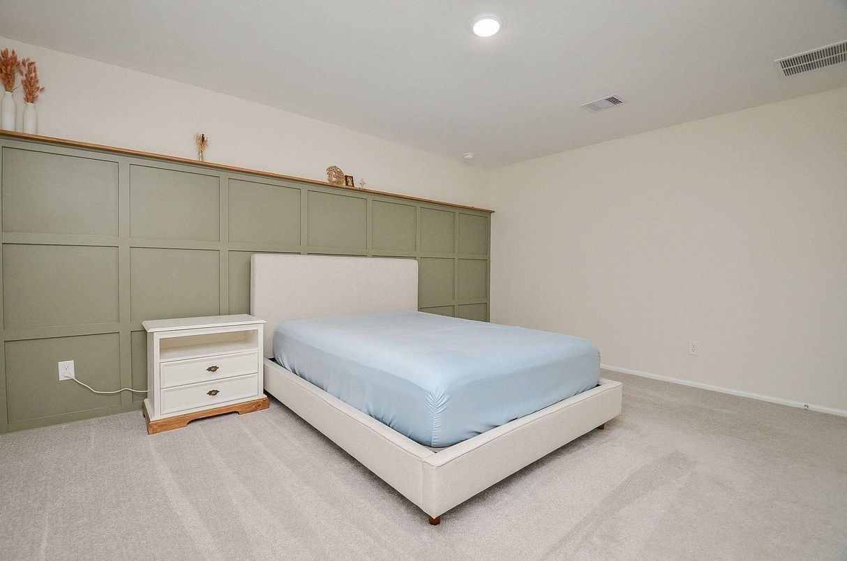 Bedroom, Interior, Recessed Lighting
