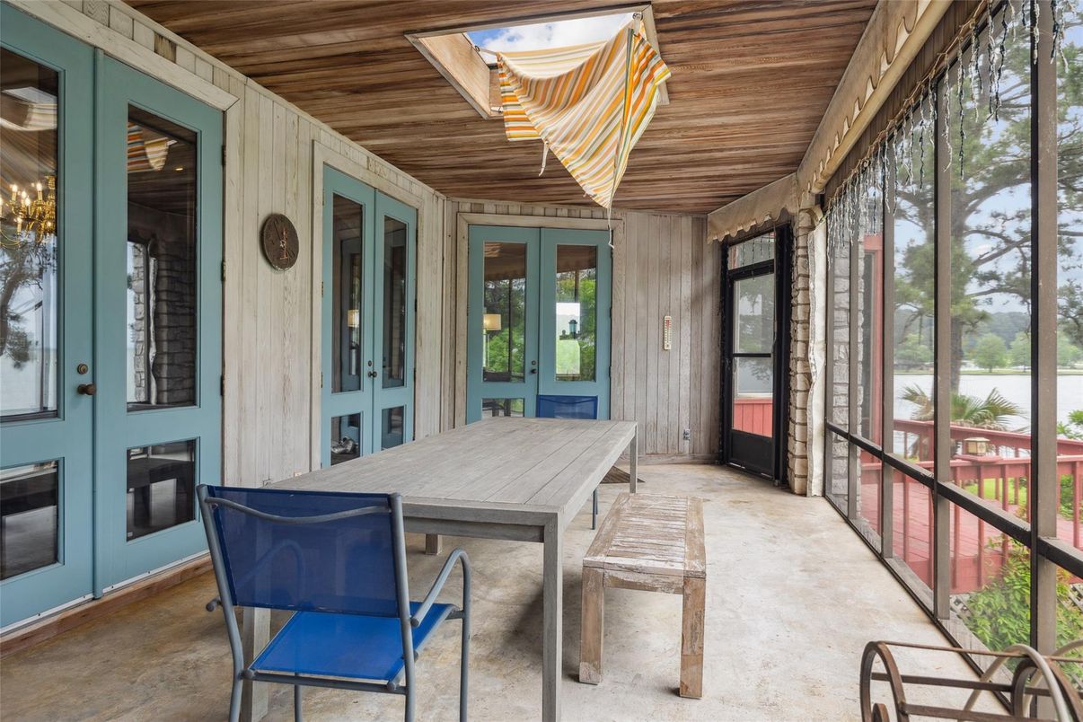 Interior, Sun Room, Wooden Ceilings