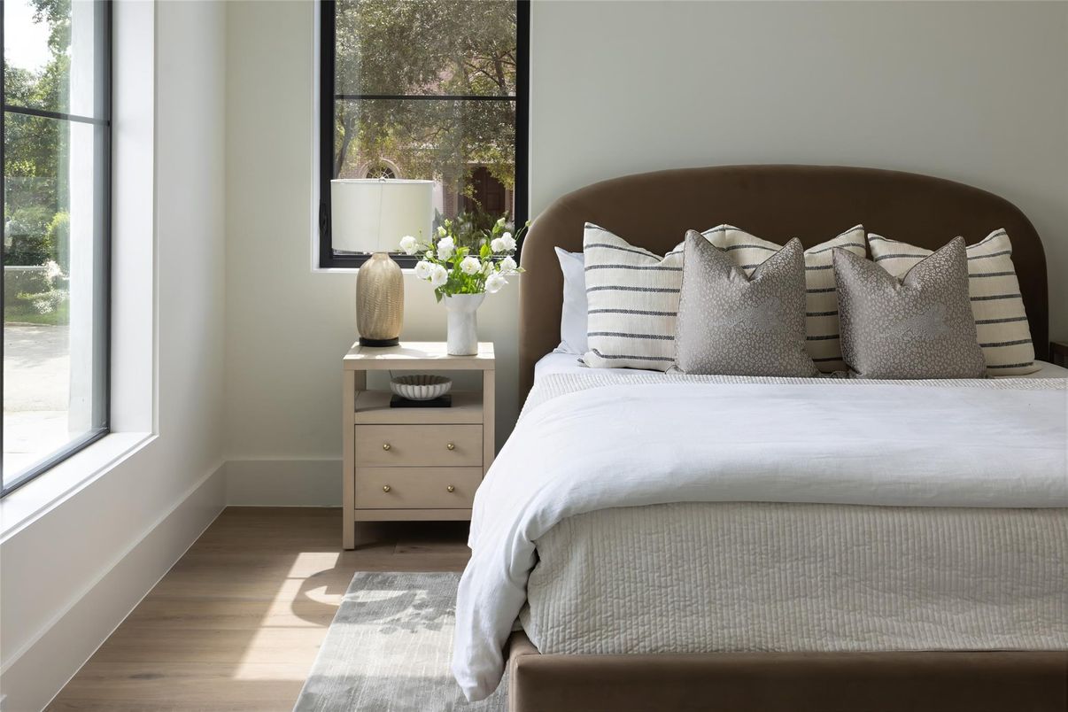 Bedroom, Interior, Wood Texture Flooring