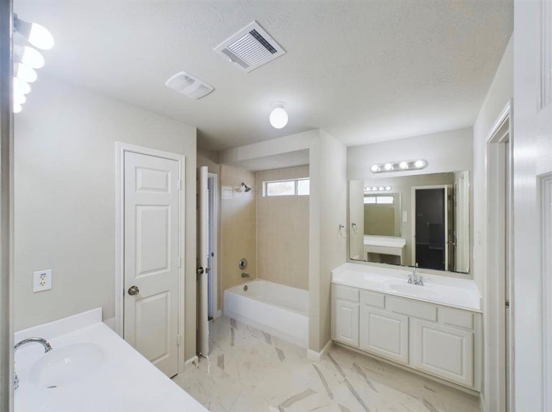 Bathroom, Dual Sink Vanities, Interior, Marble