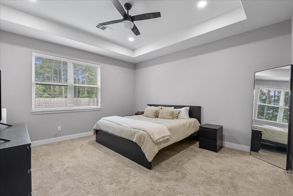 Bedroom, Interior, Recessed Lighting