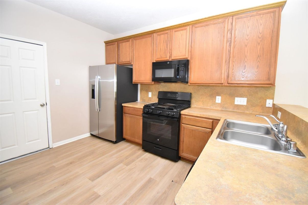 Interior, Kitchen, Wood Texture Flooring