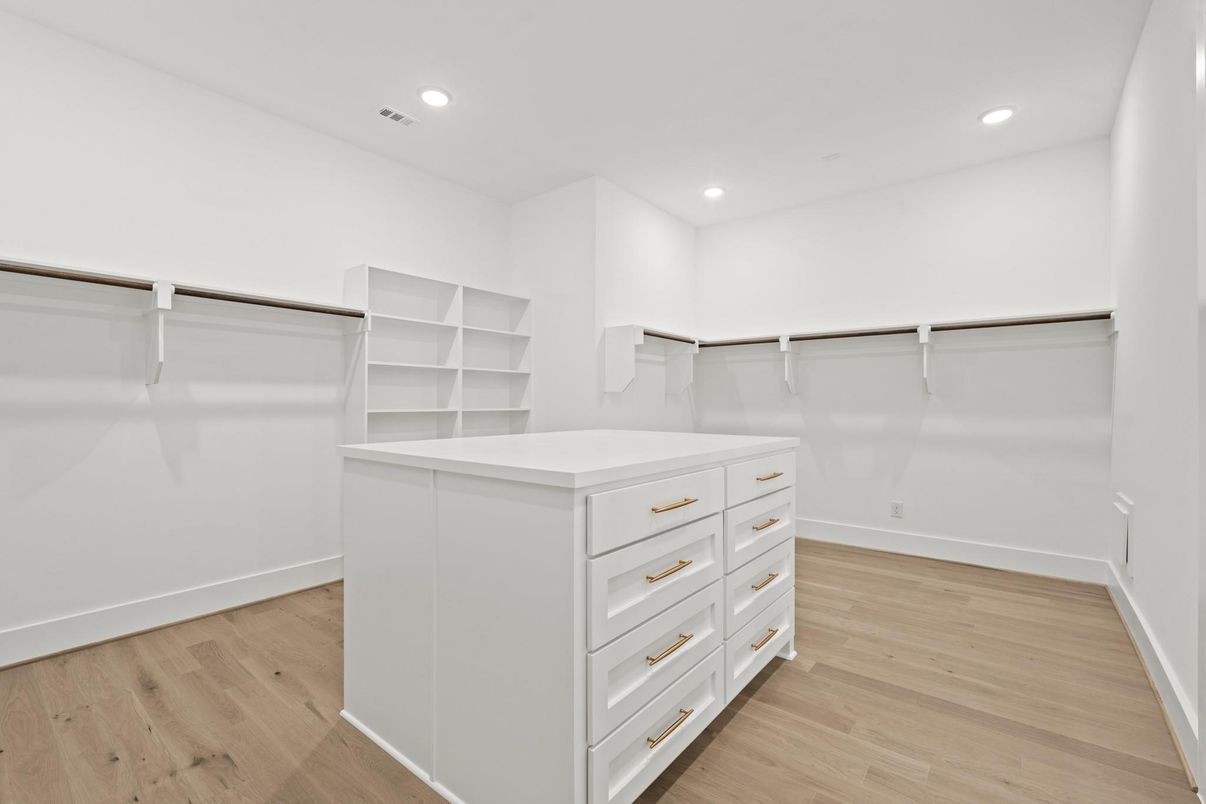 Interior, Recessed Lighting, Walk-in Closets, Wood Texture Flooring