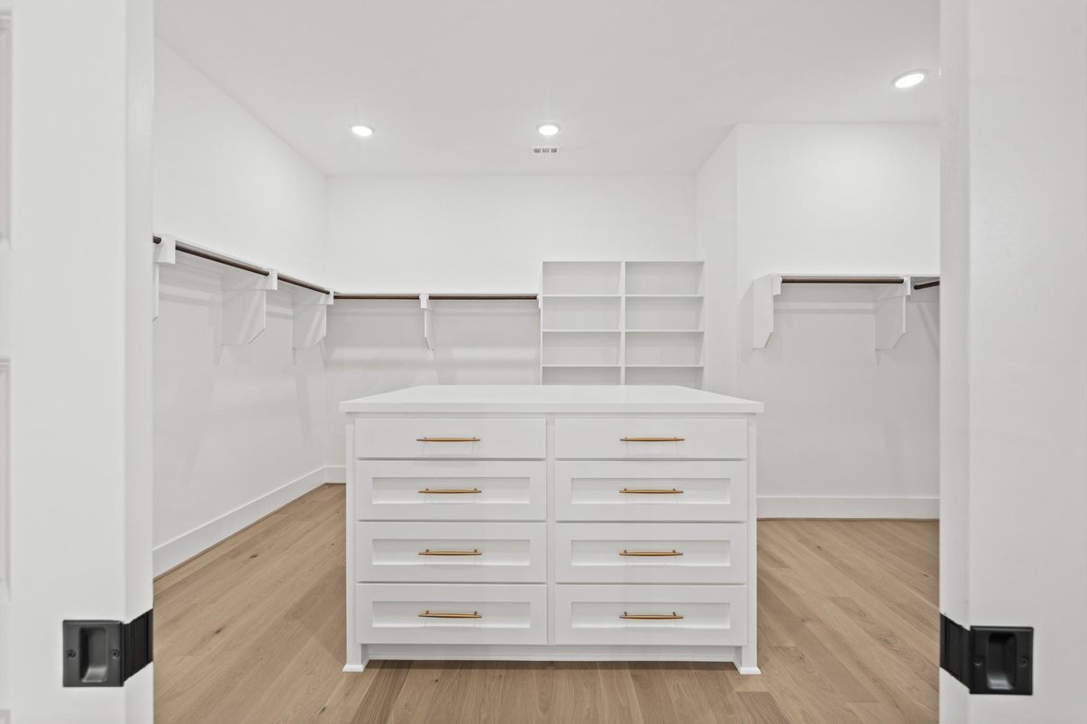 Interior, Recessed Lighting, Walk-in Closets, Wood Texture Flooring