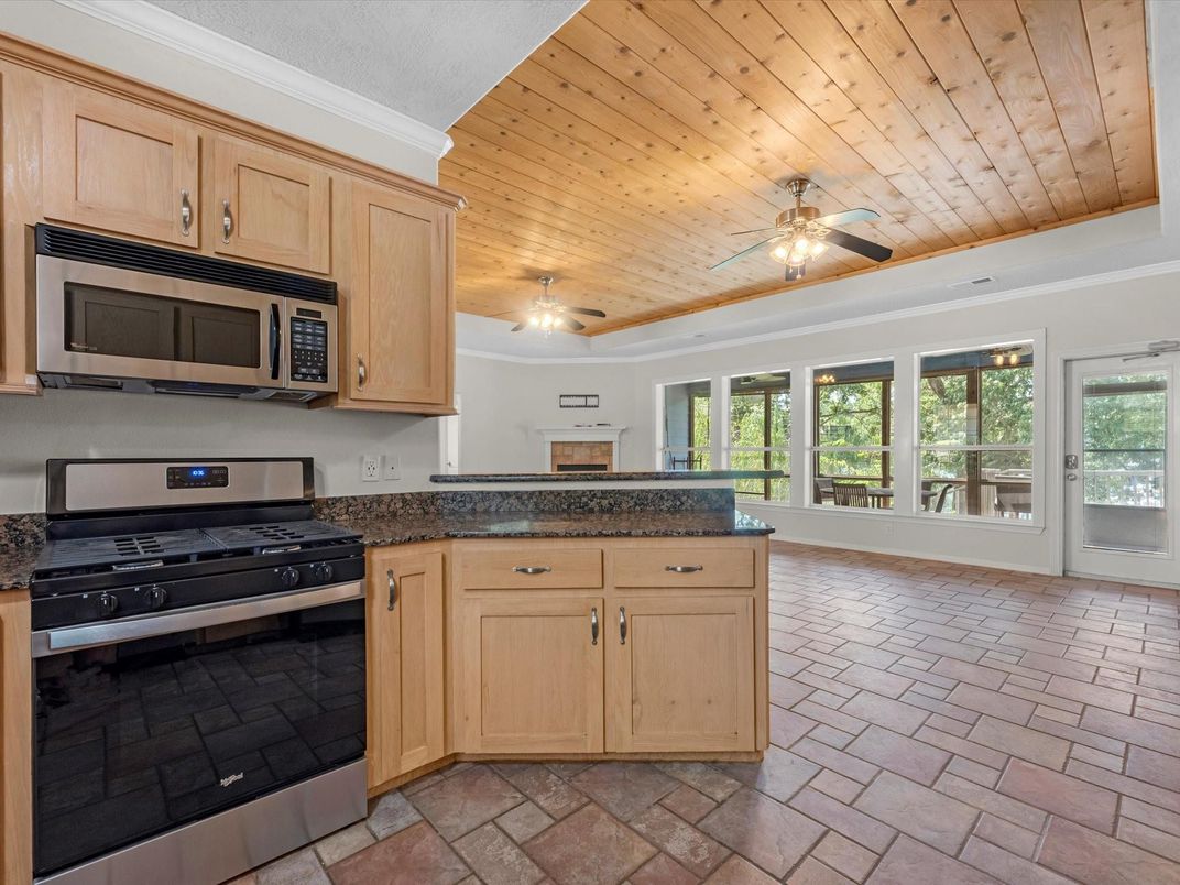 Interior, Kitchen, Wooden Ceilings