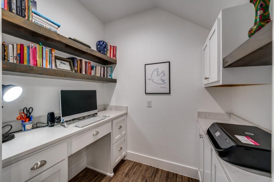 Home Office, Interior, Wood Texture Flooring