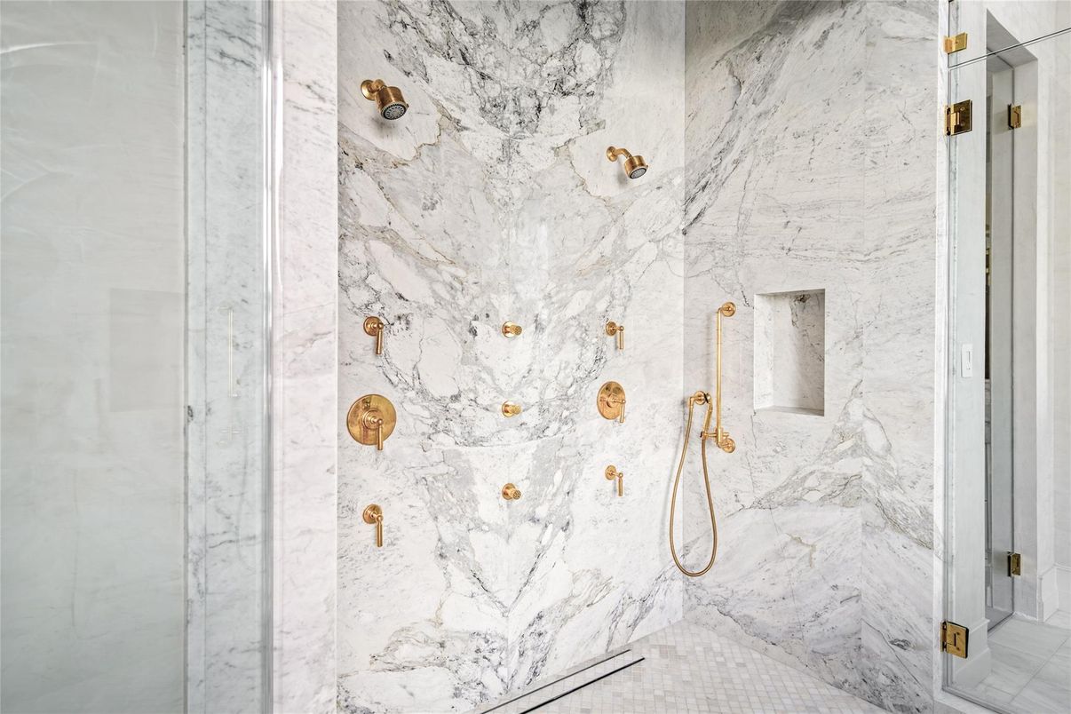 Bathroom, Interior, Marble Walls