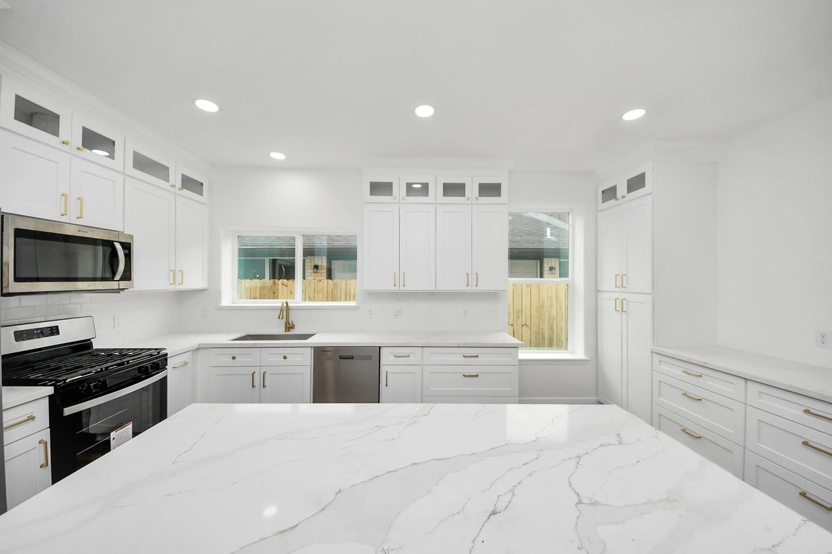 Interior, Kitchen, Recessed Lighting, Stainless Steel Appliances