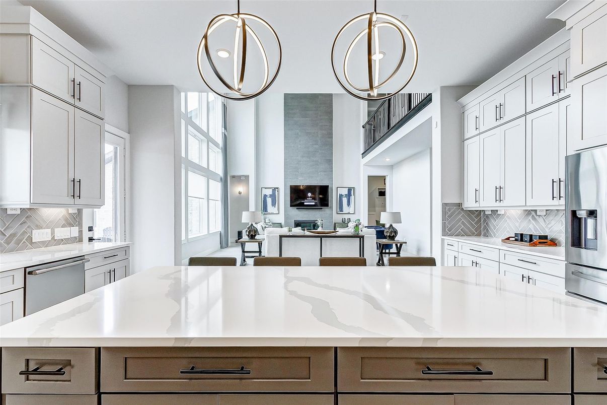 Interior, Kitchen, Pendant Lights