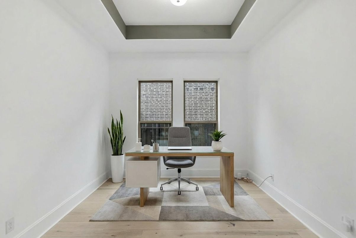 Home Office, Interior, Wood Texture Flooring