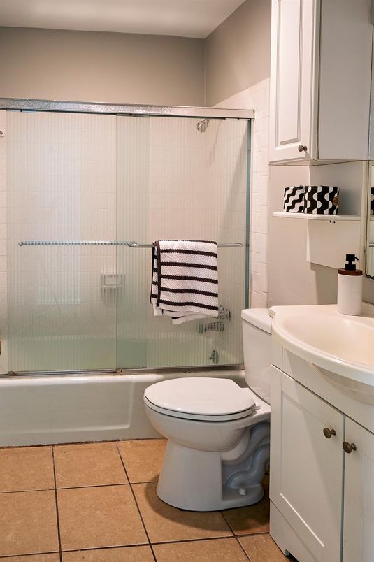 Bathroom, Glass Shower, Interior