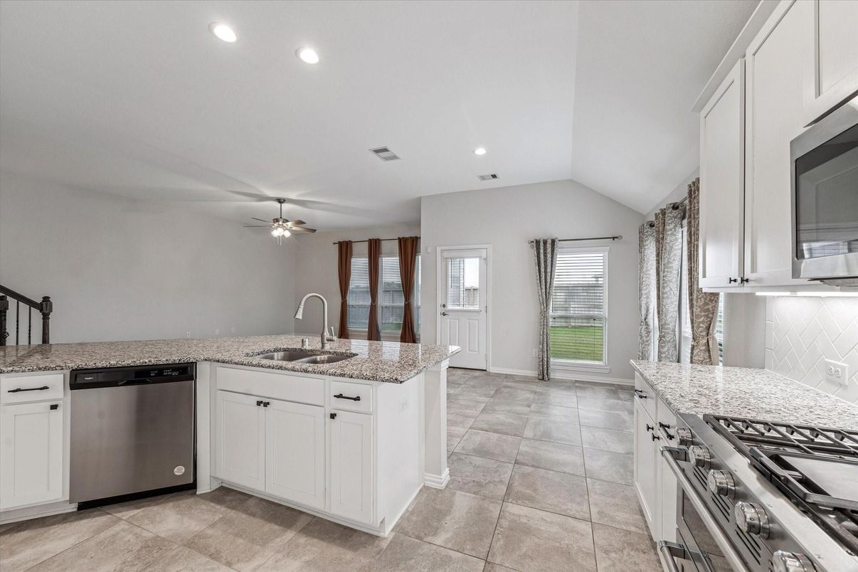 Interior, Kitchen, Recessed Lighting, Stainless Steel Appliances