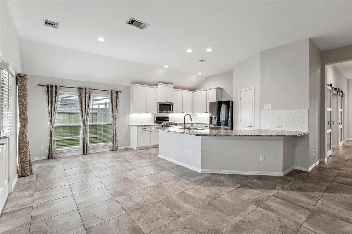 Interior, Kitchen, Recessed Lighting, Stainless Steel Appliances