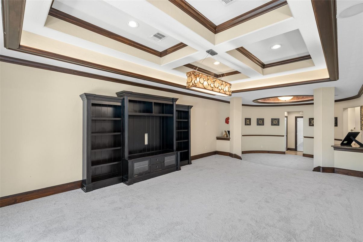 Chandelier, Interior, Recessed Lighting